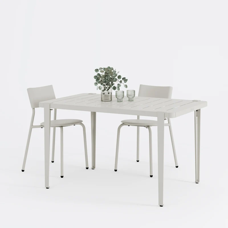 Table de jardin - acier thermolaqué