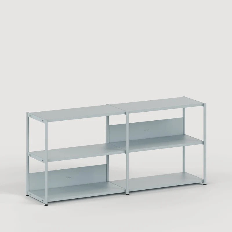 Etagère UNIT - H75 à 85 x L164cm - acier thermolaqué