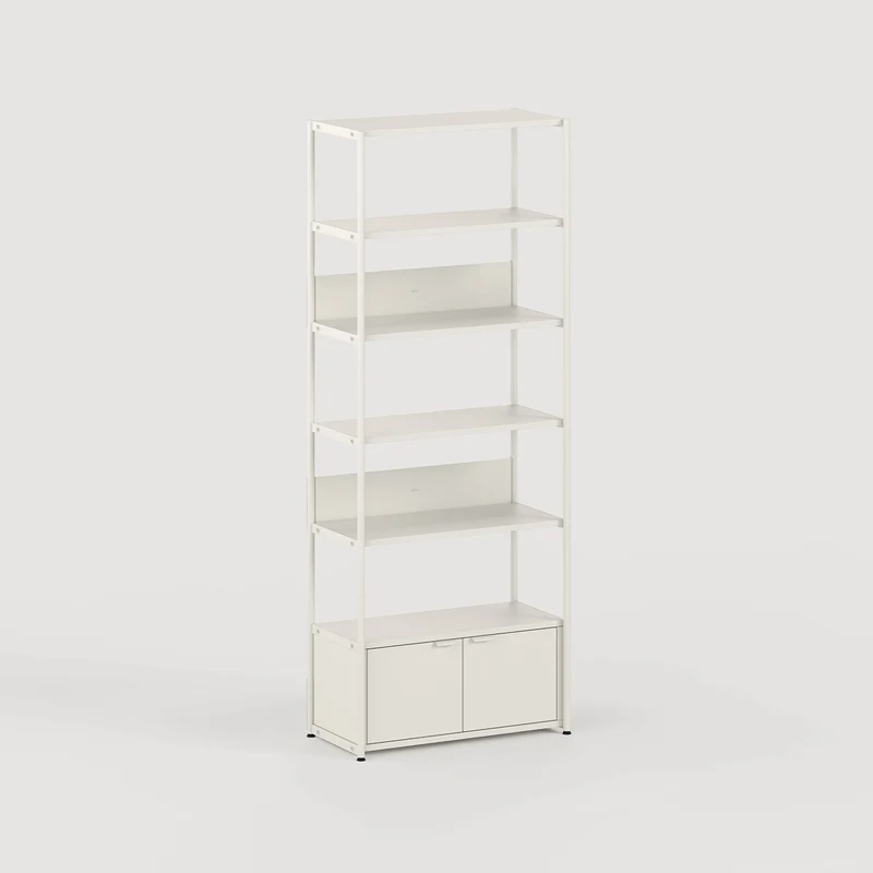 Etagère UNIT - H180 à 215 x L84cm - acier thermolaqué