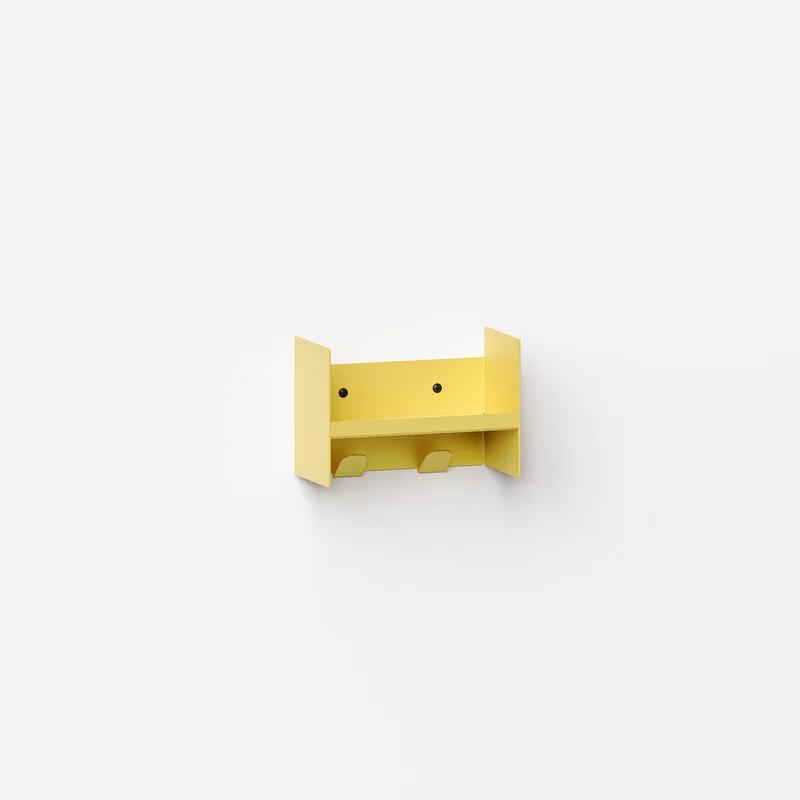 Etagère porte-manteau PLI Slim en acier - 20 à 60cm