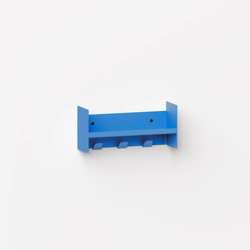 Etagère porte-manteau PLI Slim en acier - 20 à 60cm