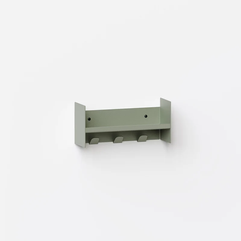 Etagère porte-manteau PLI Slim en acier - 20 à 60cm