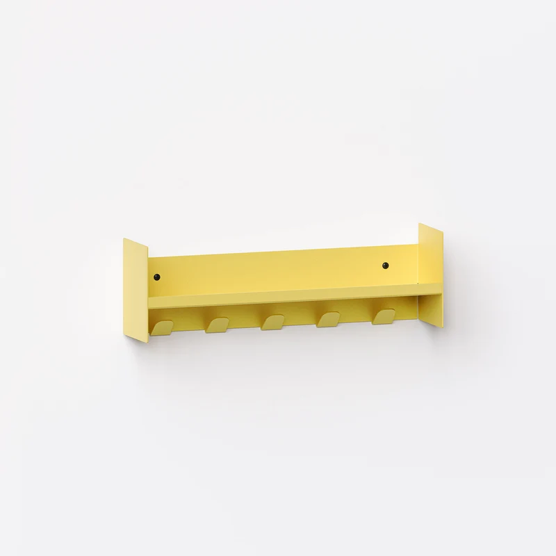 Etagère porte-manteau PLI Slim en acier - 20 à 60cm