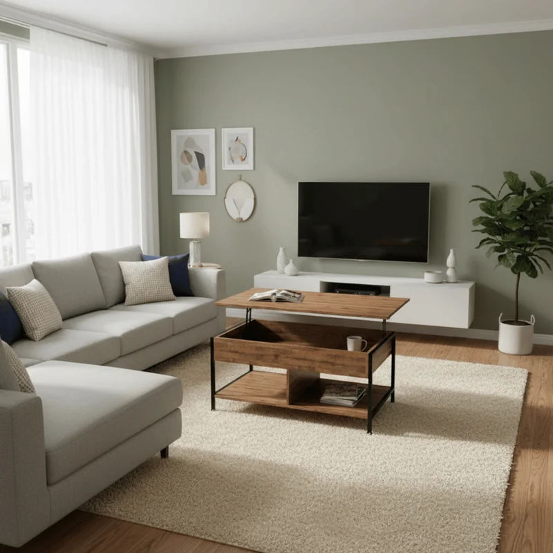 Table Basse Bois Relevable
