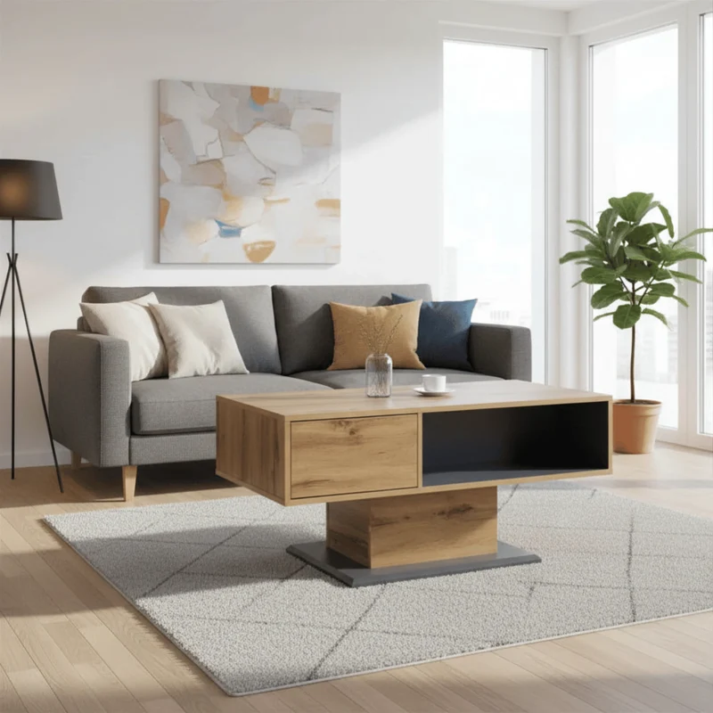 Table Basse avec Rangements