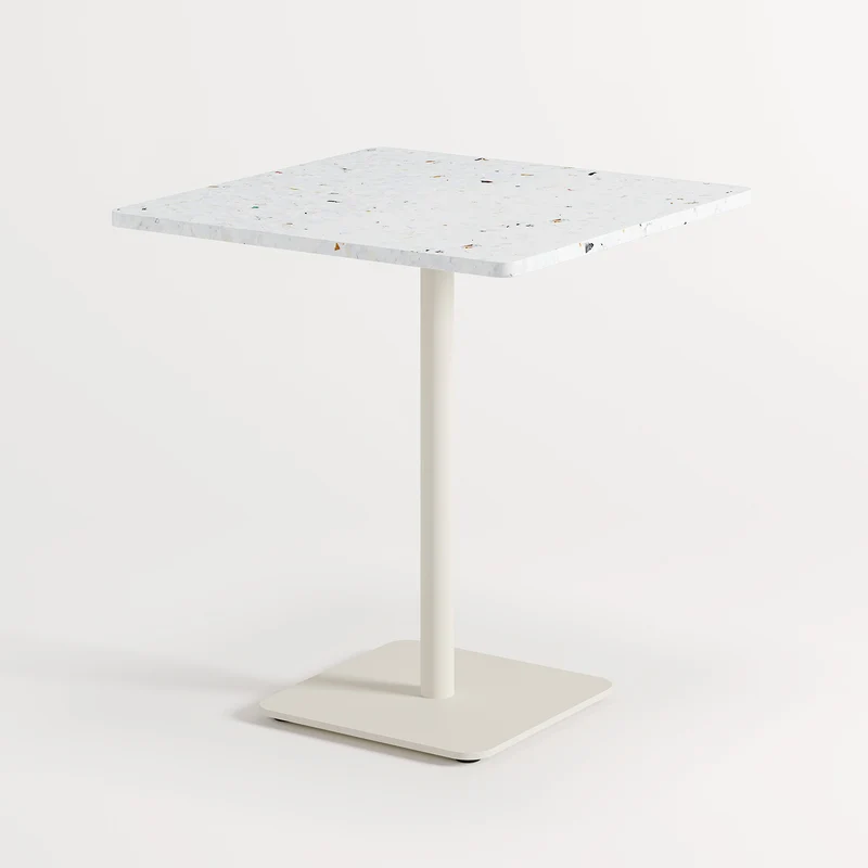 Table bistrot MOKA - plastique recyclé Venezia