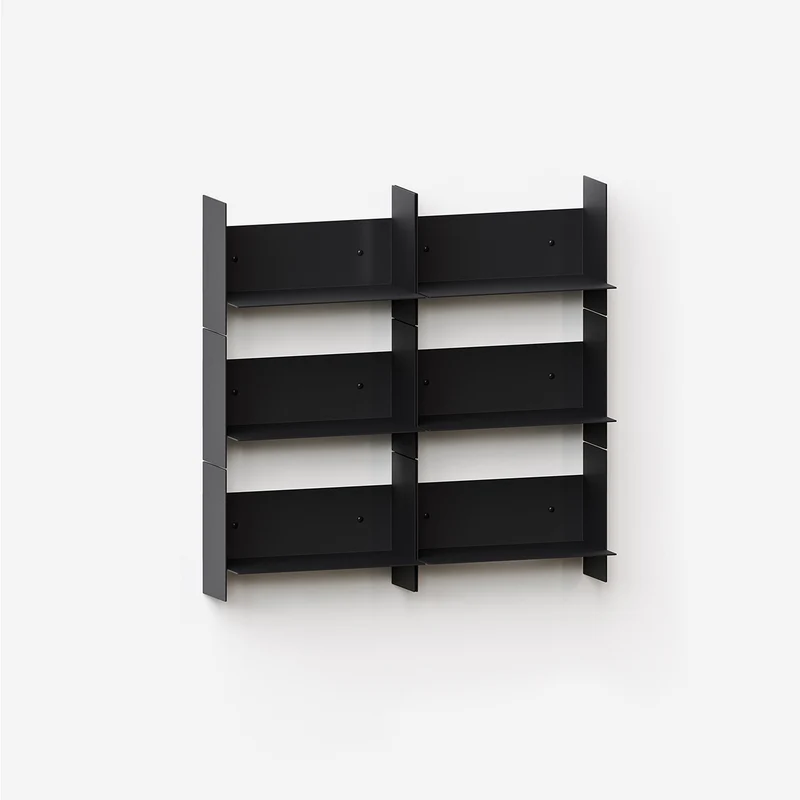 Bibliothèque murale PLI en acier - 30 à 60cm