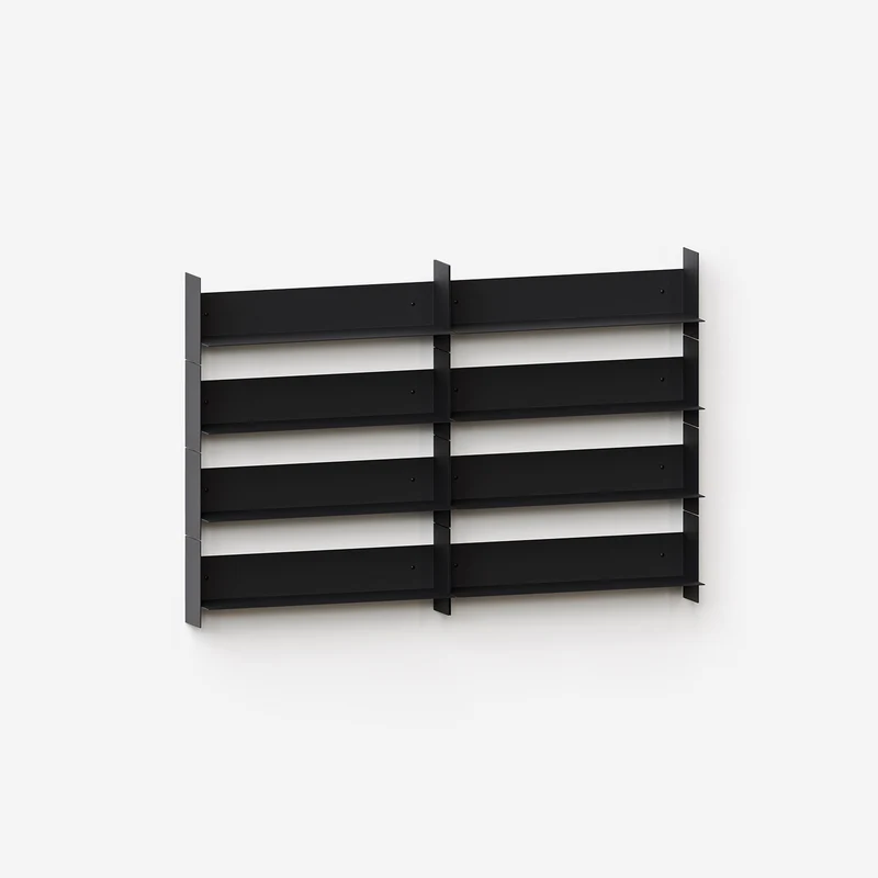 Bibliothèque murale PLI en acier - 30 à 60cm