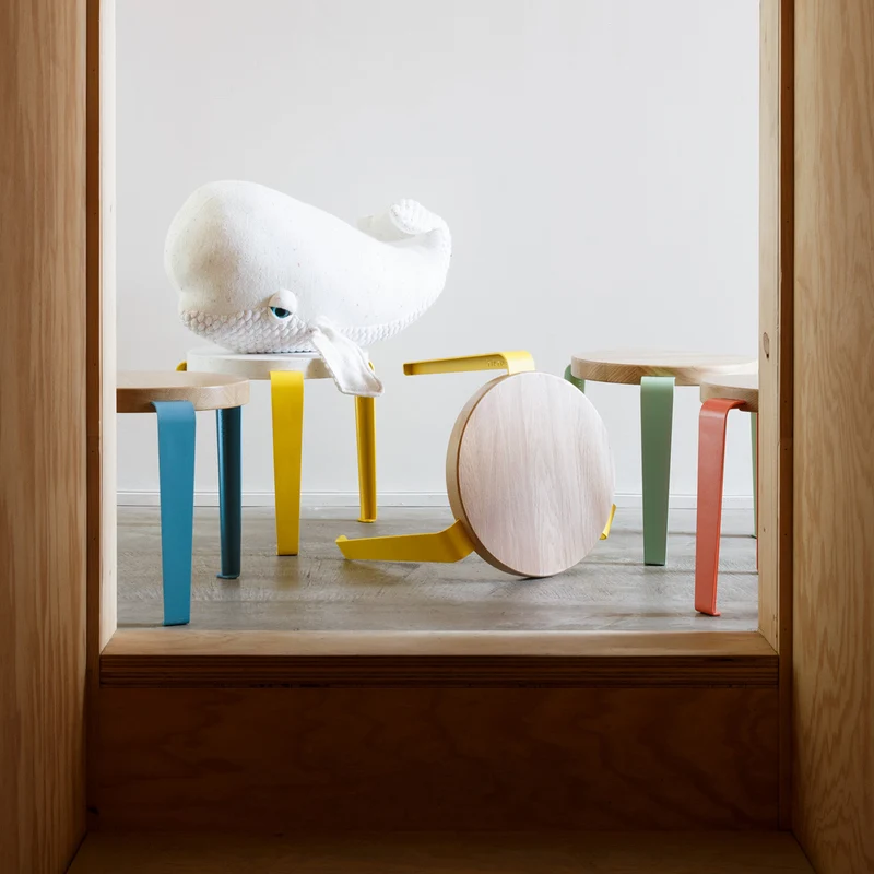 Tabouret enfant - chêne massif