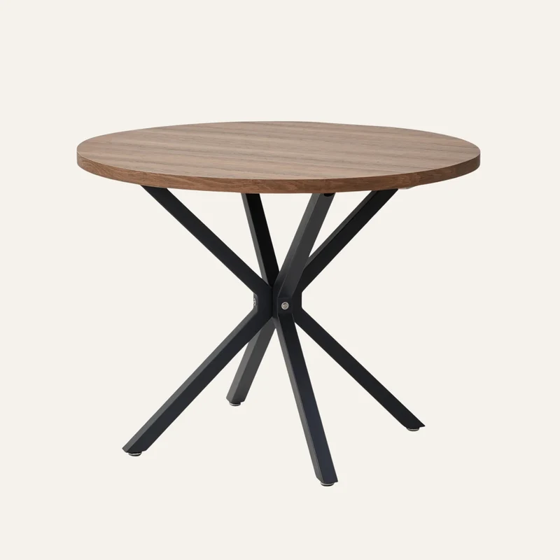 Table Ronde Bois Foncé