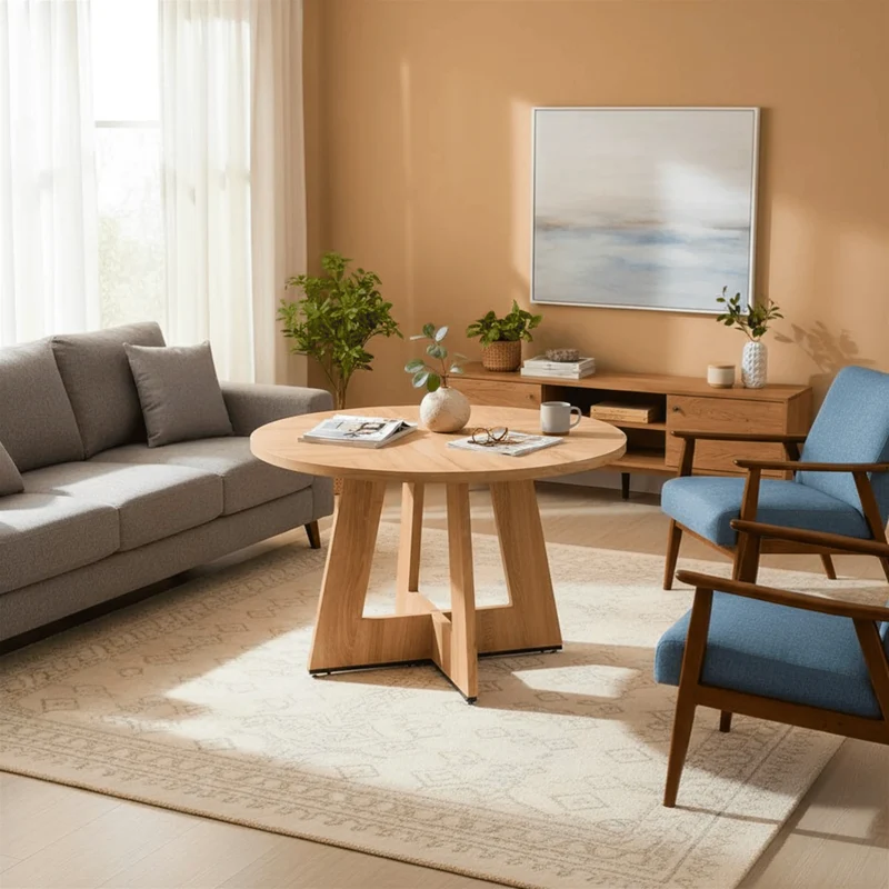 Table Ronde Bois Massif