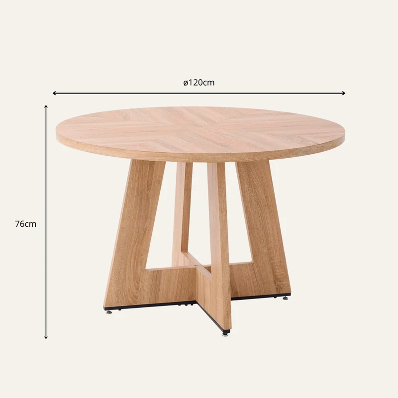 Table Ronde Bois Massif
