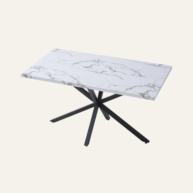 Table Salle à Manger Effet Marbre