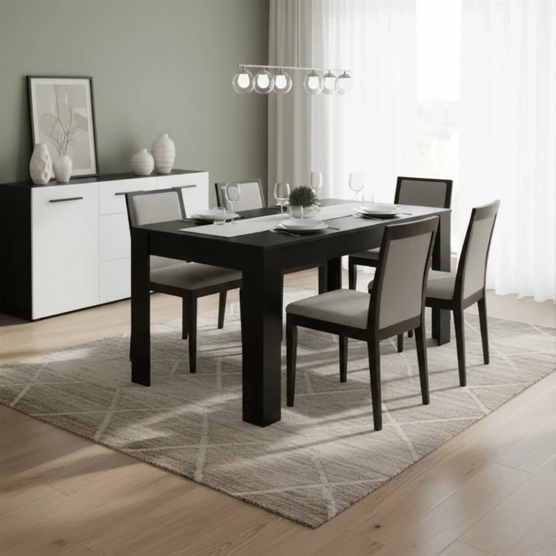 Table Salle à Manger Noire