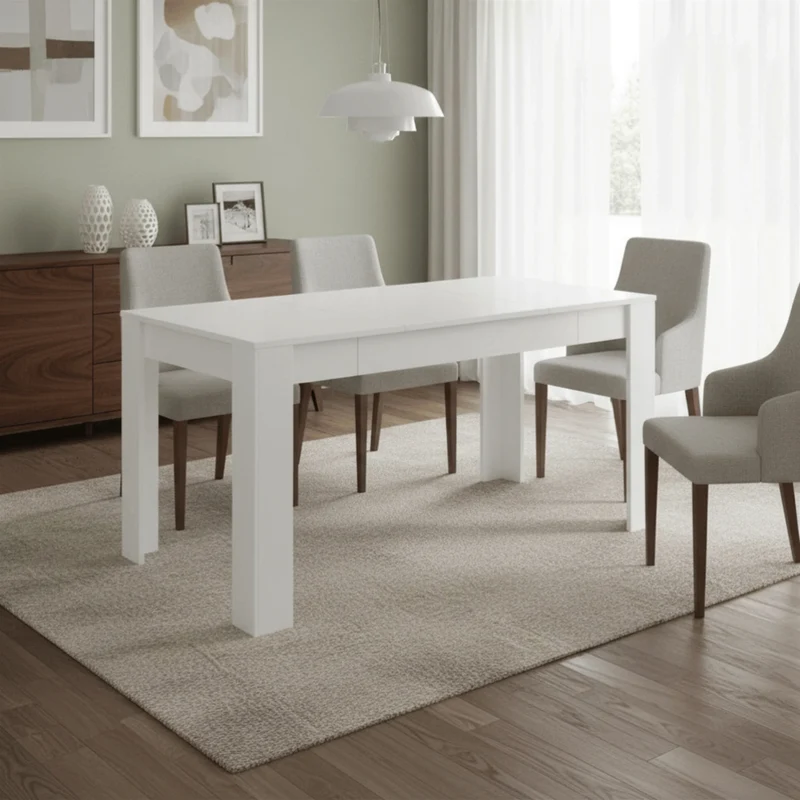 Table Salle à Manger Blanche