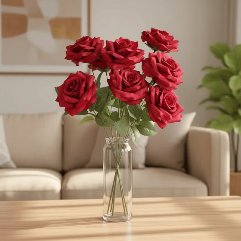 Bouquet de Roses Artificielles