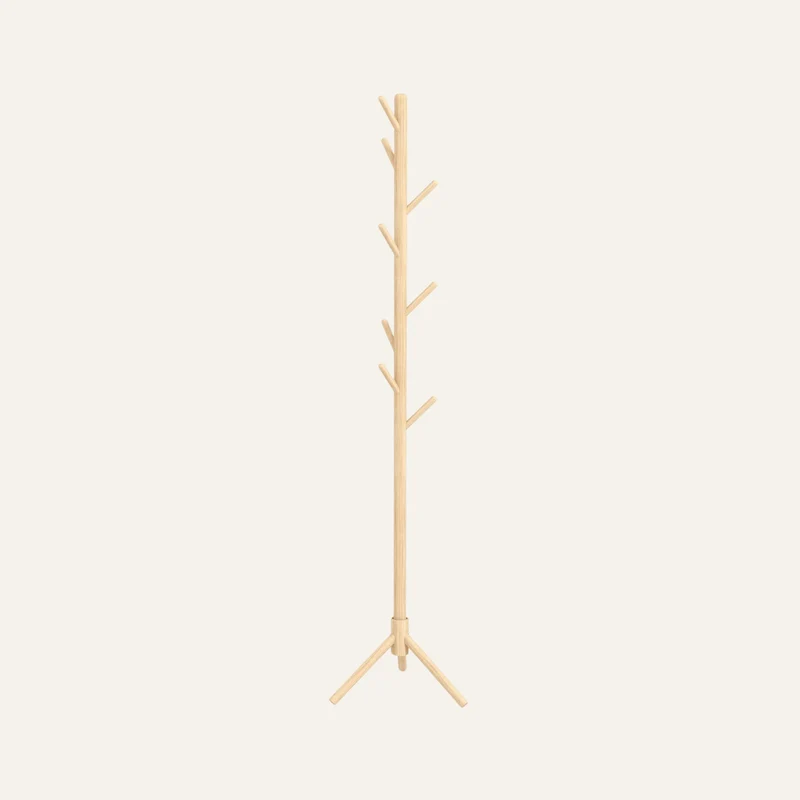 Porte-Manteau sur Pied en Bois