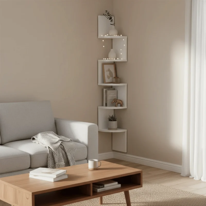 Étagère Murale d'Angle Design