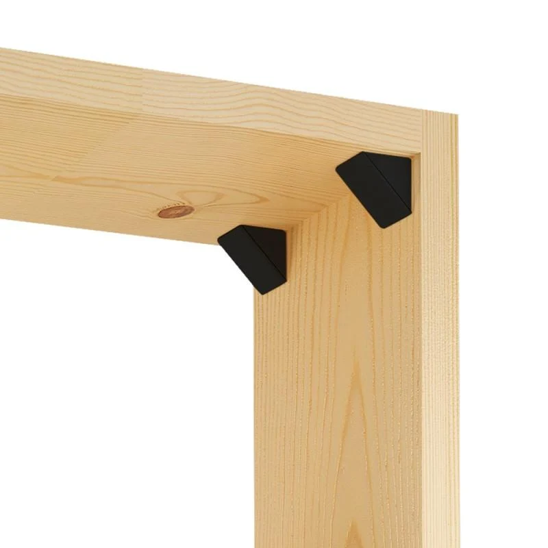 Équerre d'angle plastique - Noir 200 pièces