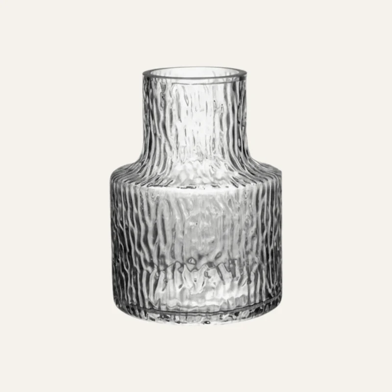 Grand Vase en Verre Transparent
