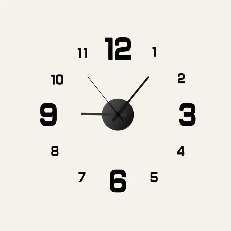 Horloge Murale Sans Cadre