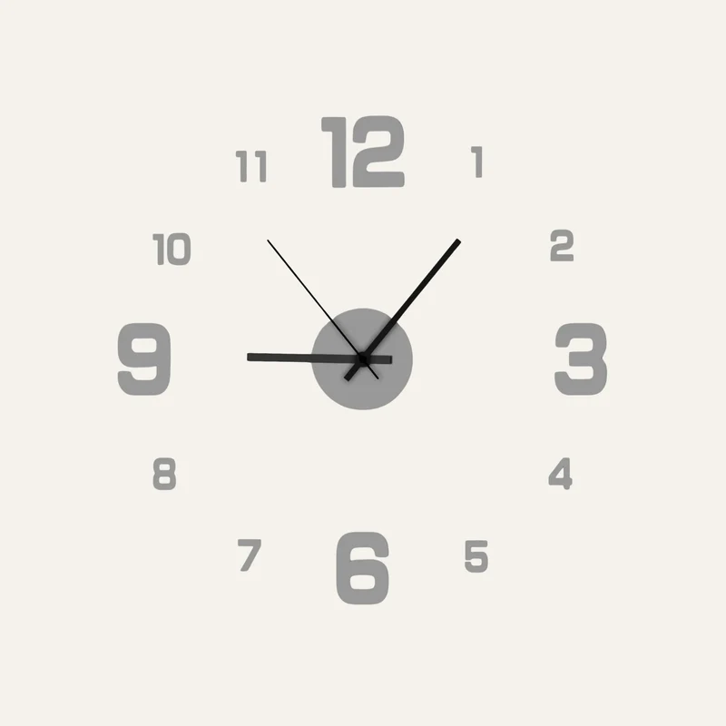 Horloge Murale Sans Cadre
