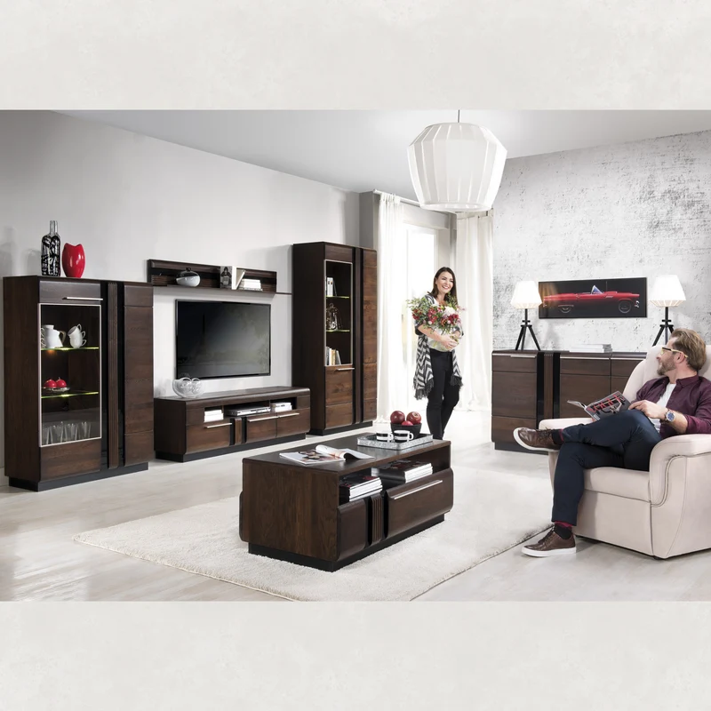Meuble TV en chêne PORTI 25 | LoftStory