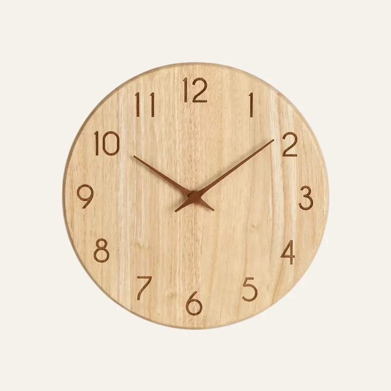 Horloge Murale en Bois