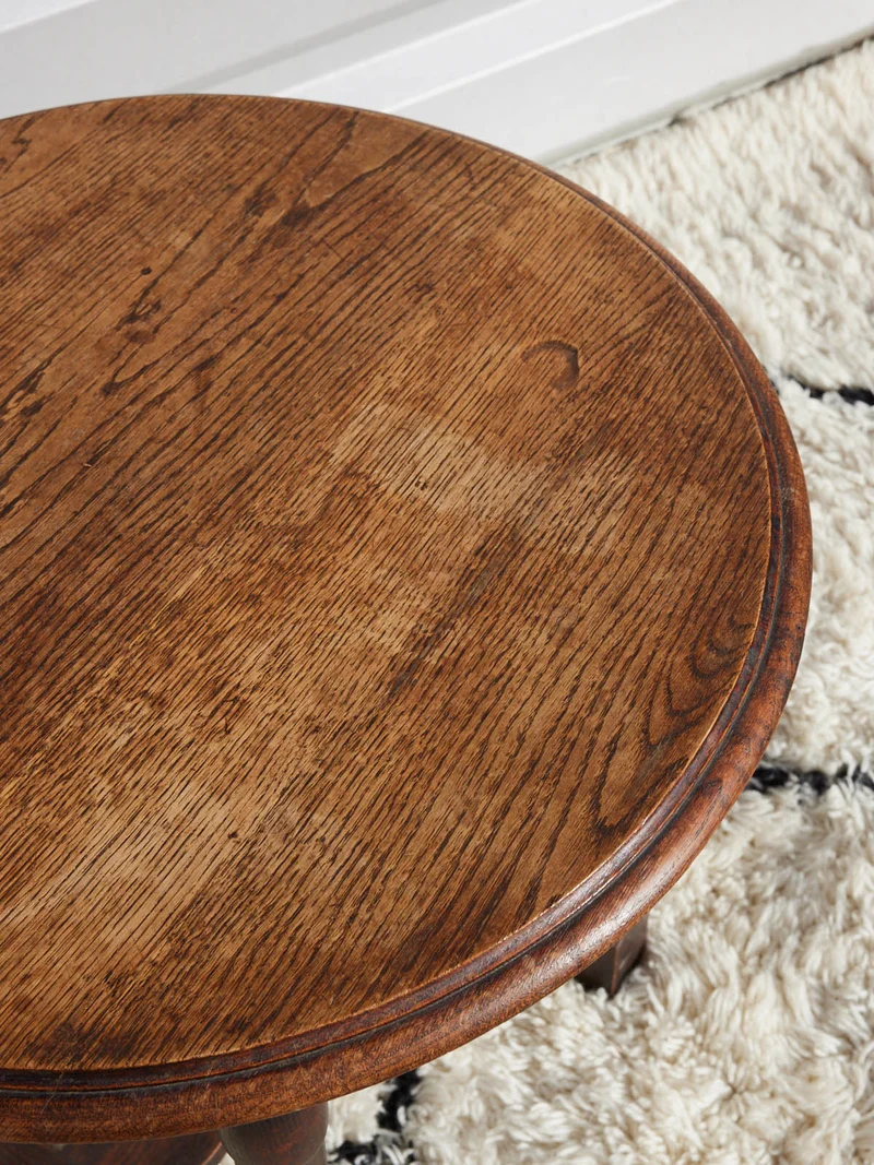 Léonie, la petite table basse en bois brut N°1579
