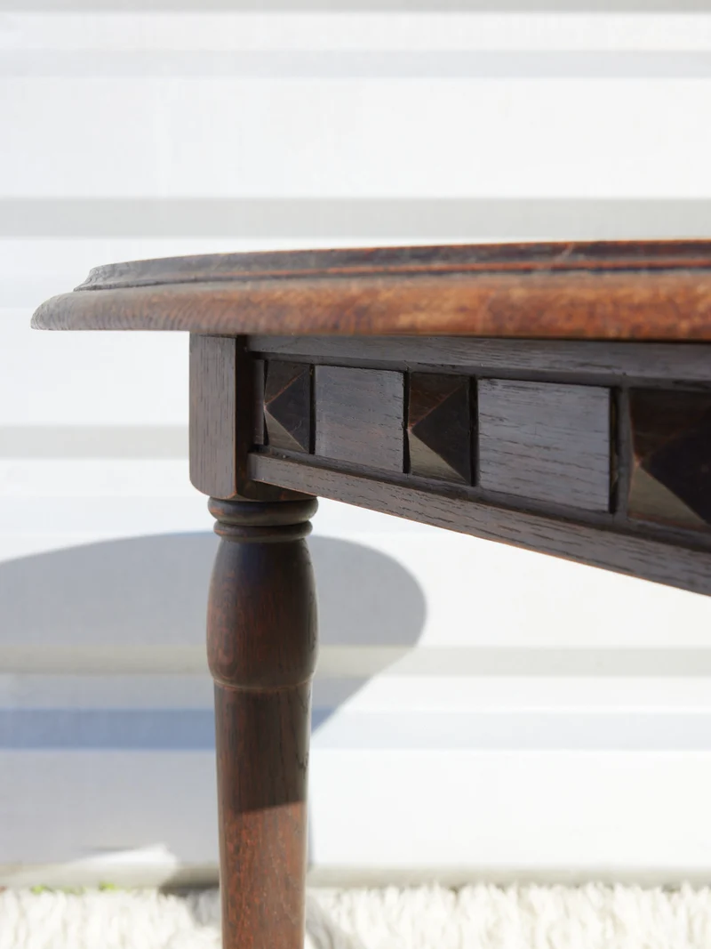 Léonie, la petite table basse en bois brut N°1579