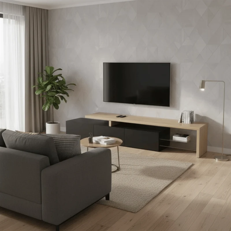 Meuble TV Noir