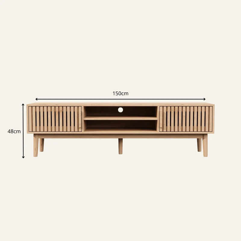 Meuble TV en Bois Massif