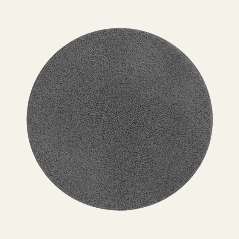 Tapis Rond Poil Ras