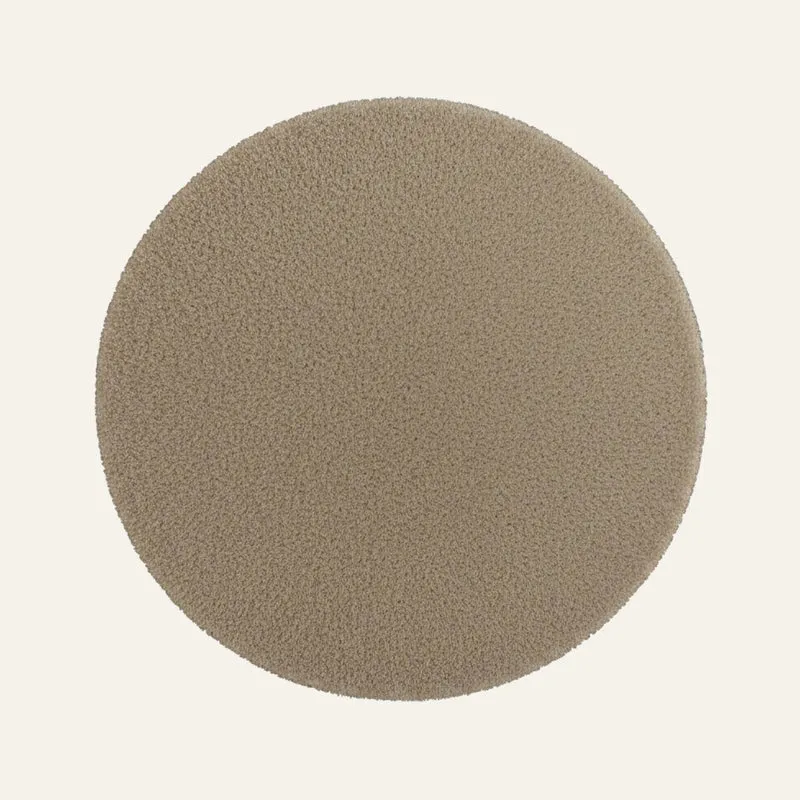 Tapis Rond Poil Ras