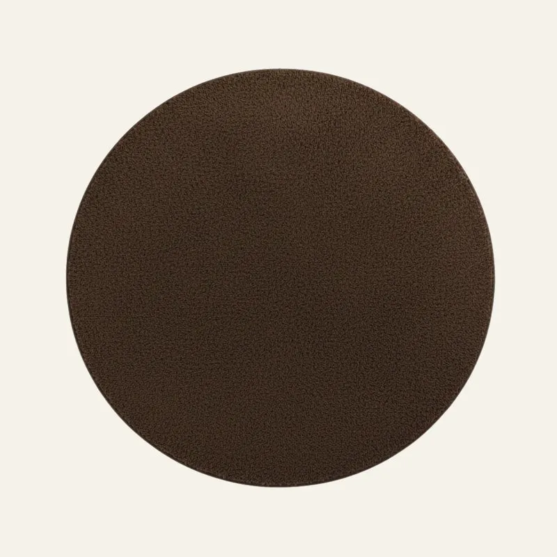 Tapis Rond Poil Ras