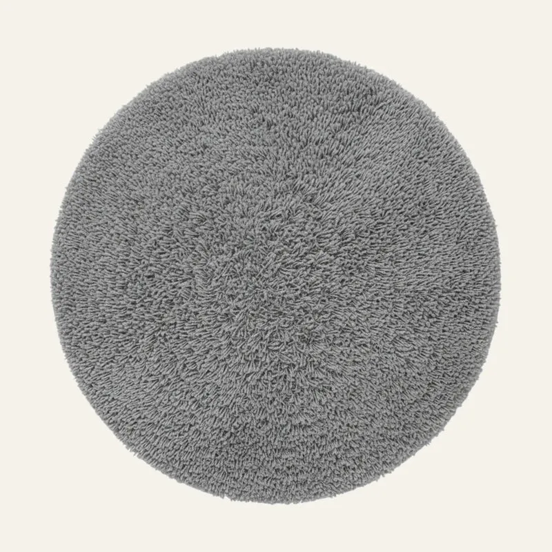 Tapis Rond Poil Long
