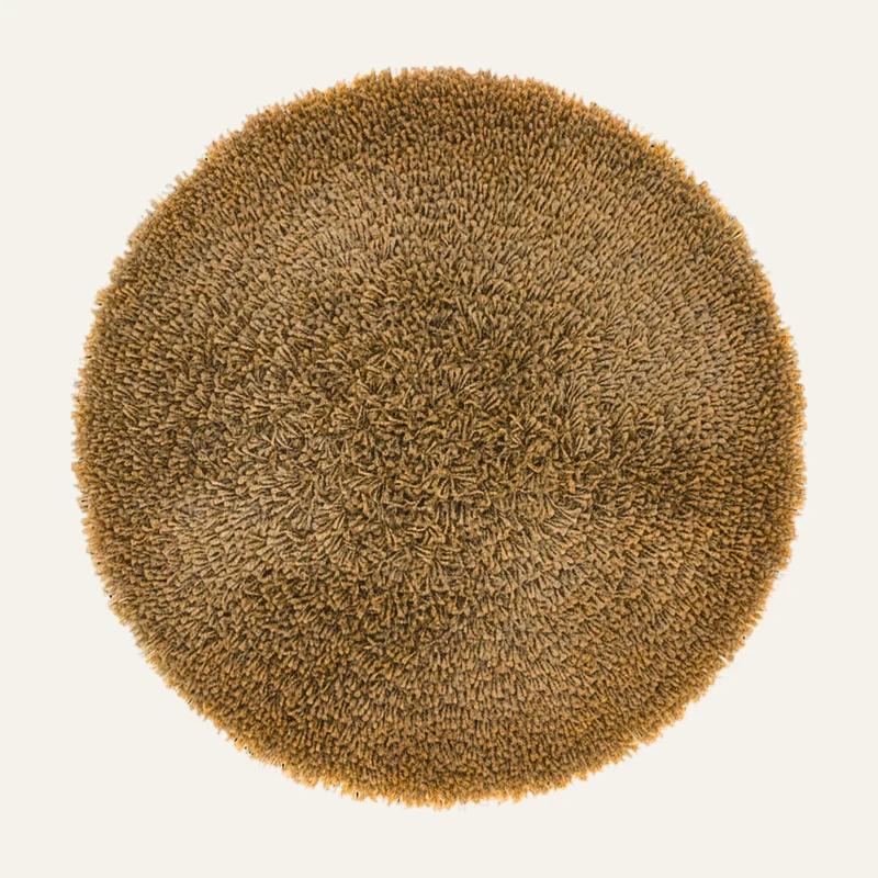 Tapis Rond Poil Long