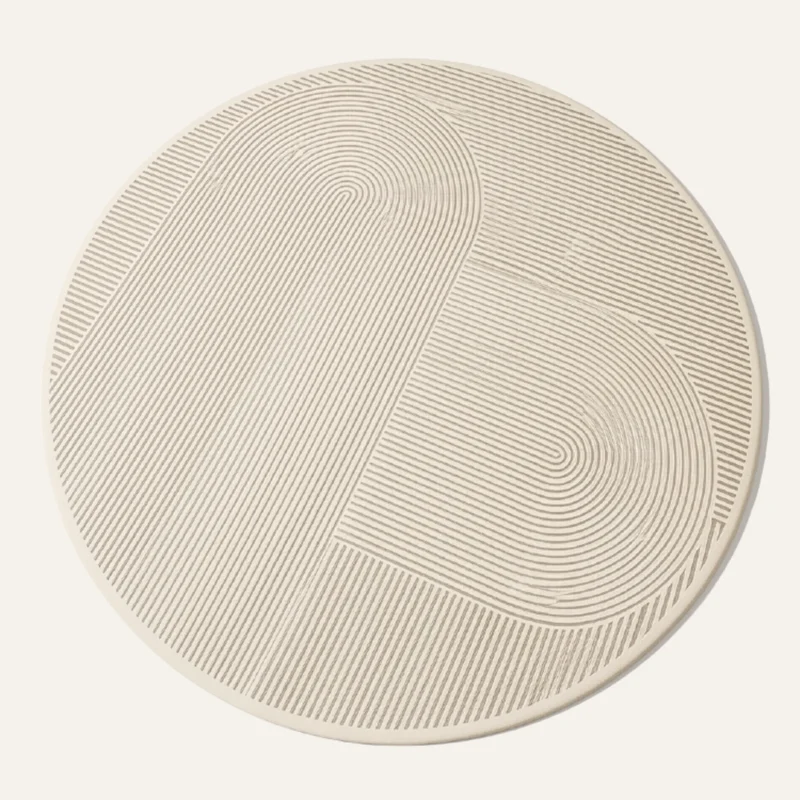 Tapis Rond Moderne