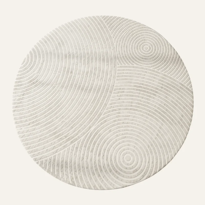 Tapis Rond Moderne