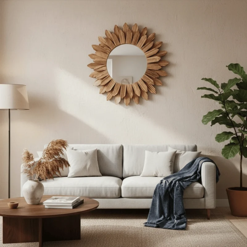 Miroir Mural Tournesol