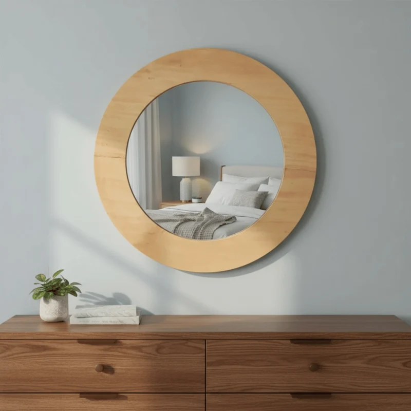 Miroir Mural Bois