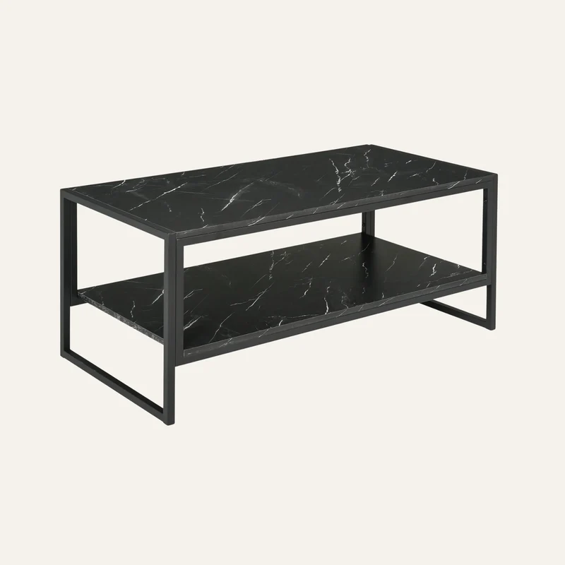 Table Basse Imitation Marbre