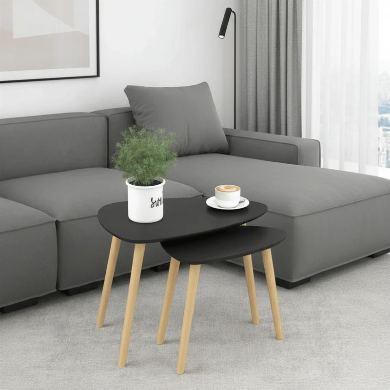 Table Basse Gigogne Noire