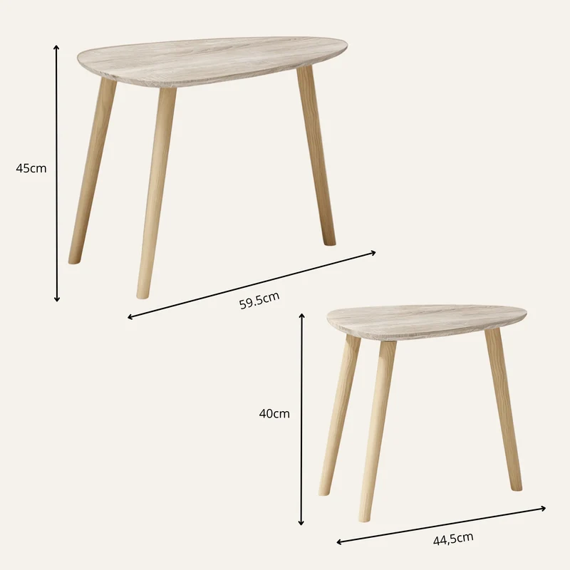 Table Basse Gigogne Noire