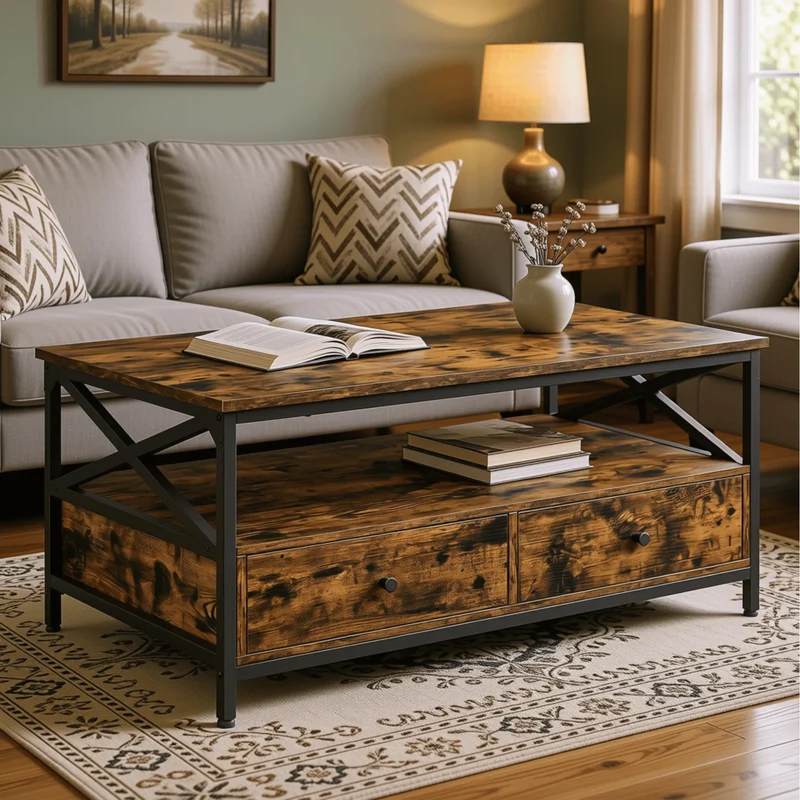 Table Basse Bois Vintage