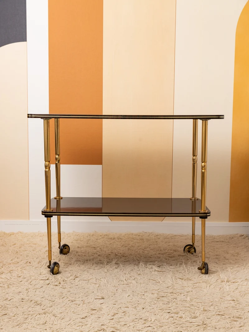 Anouk, la desserte vintage en formica chocolat N°407