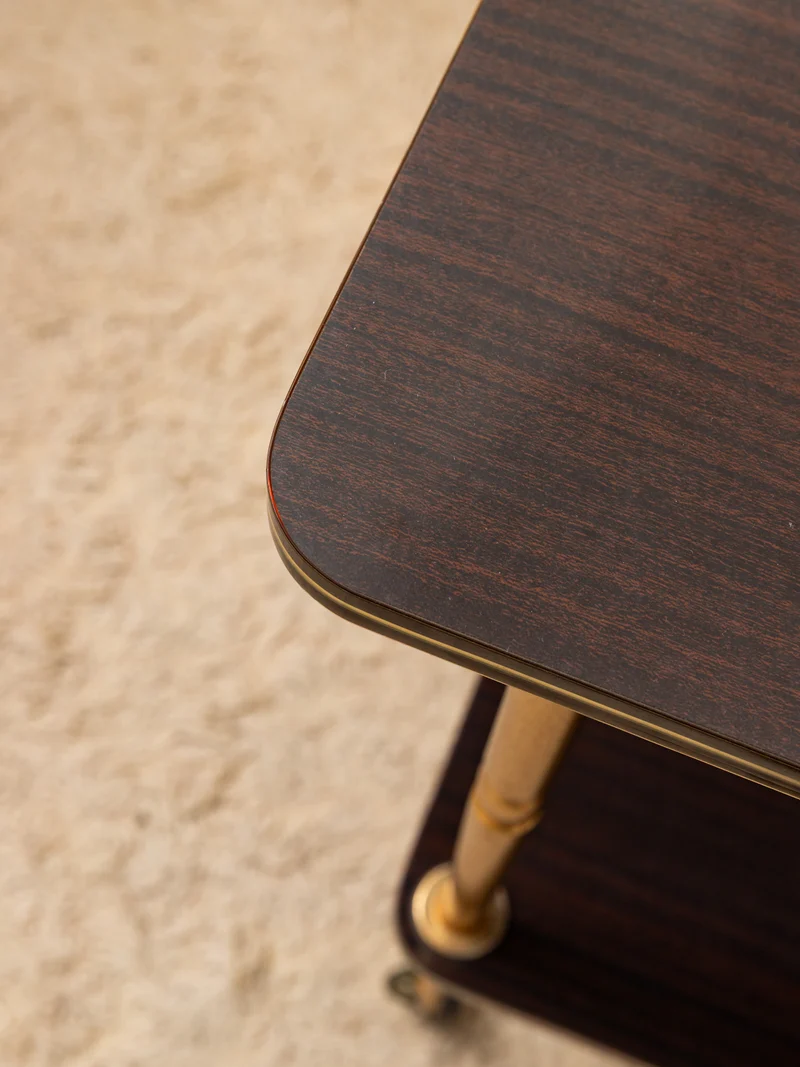 Anouk, la desserte vintage en formica chocolat N°407