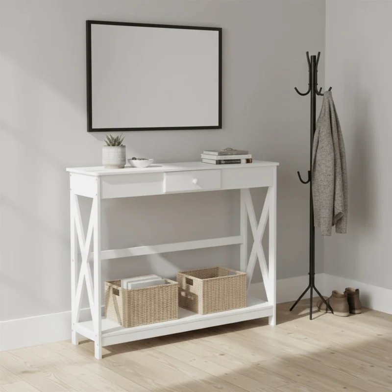 Console d'Entrée Blanche