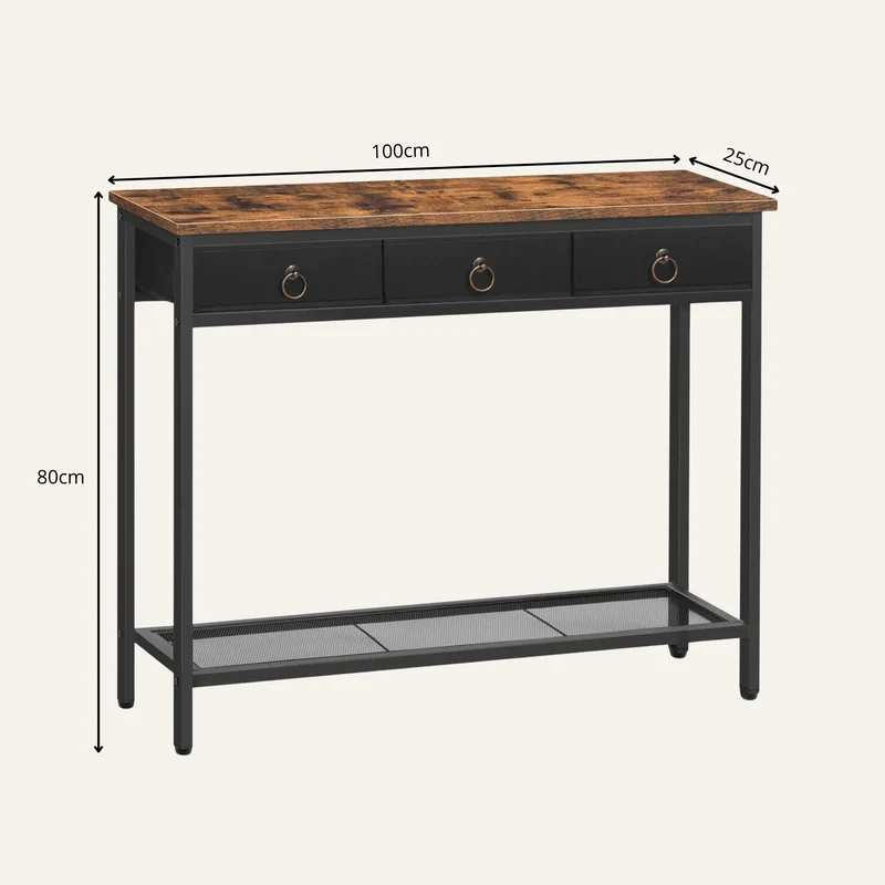 Console d'Entrée avec Tiroirs