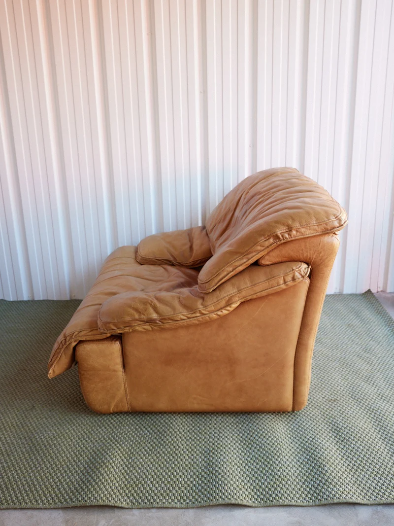 Jakob, le fauteuil en cuir italien N°1395